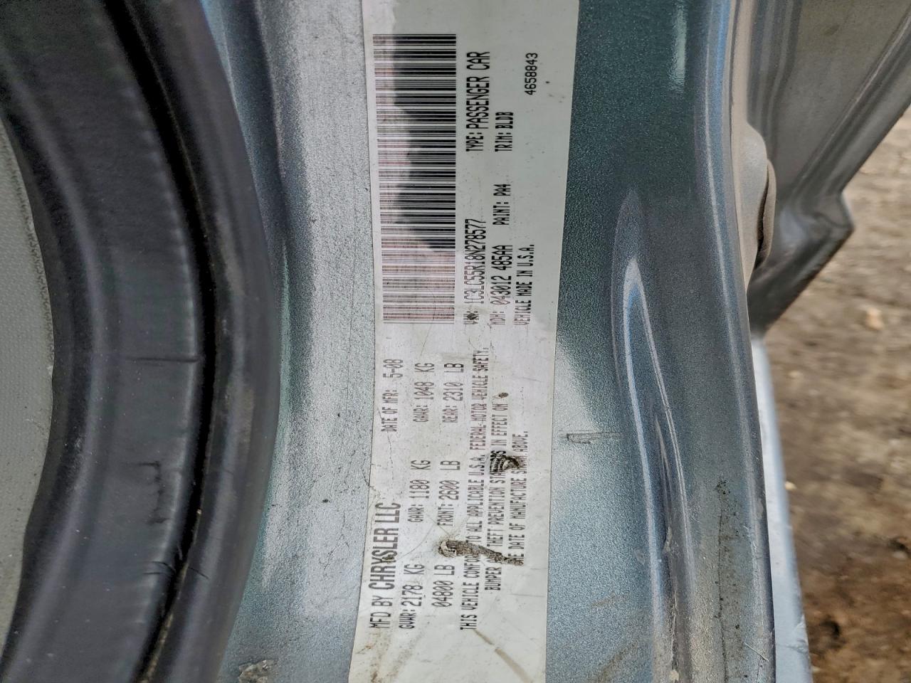 2008 CHRYSLER SEBRING TOURING photo 12
