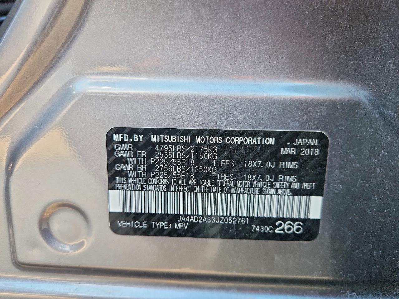 2018 MITSUBISHI OUTLANDER ES photo 23
