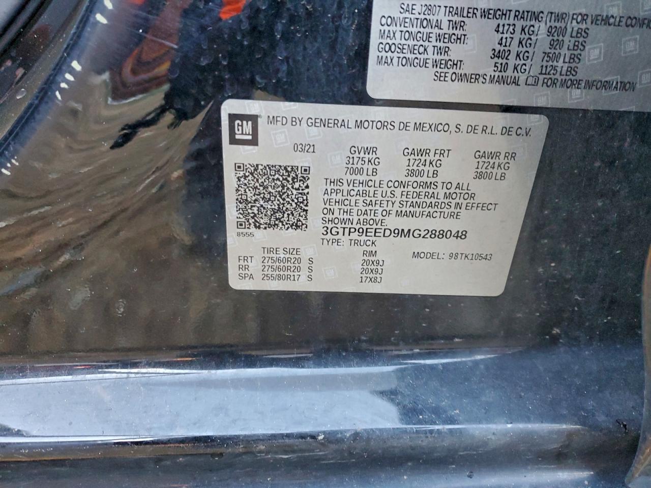 2021 GMC SIERRA K1500 AT4 photo 12