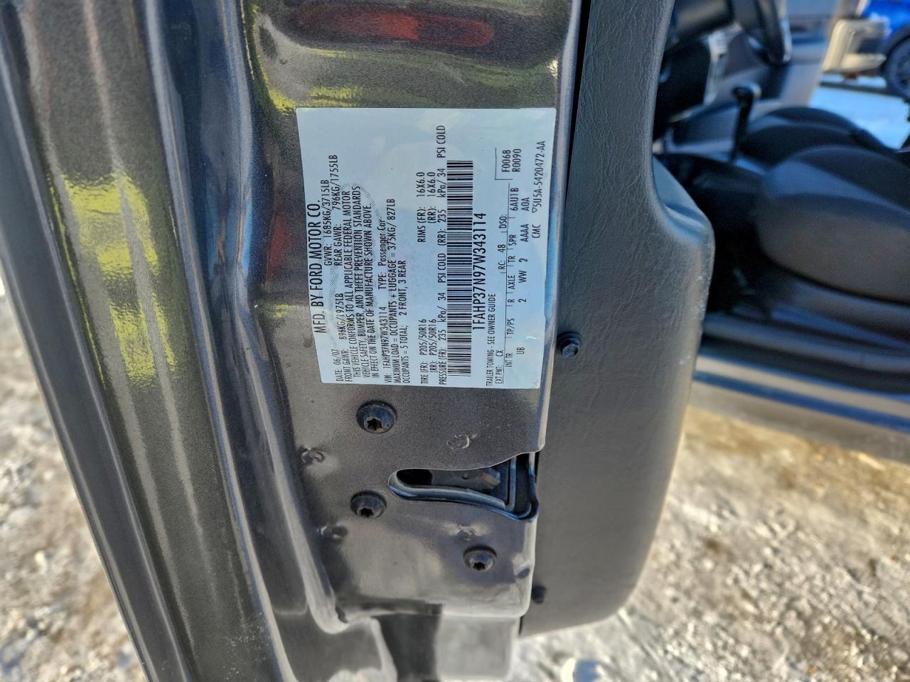 2007 FORD FOCUS ZX5 photo 12