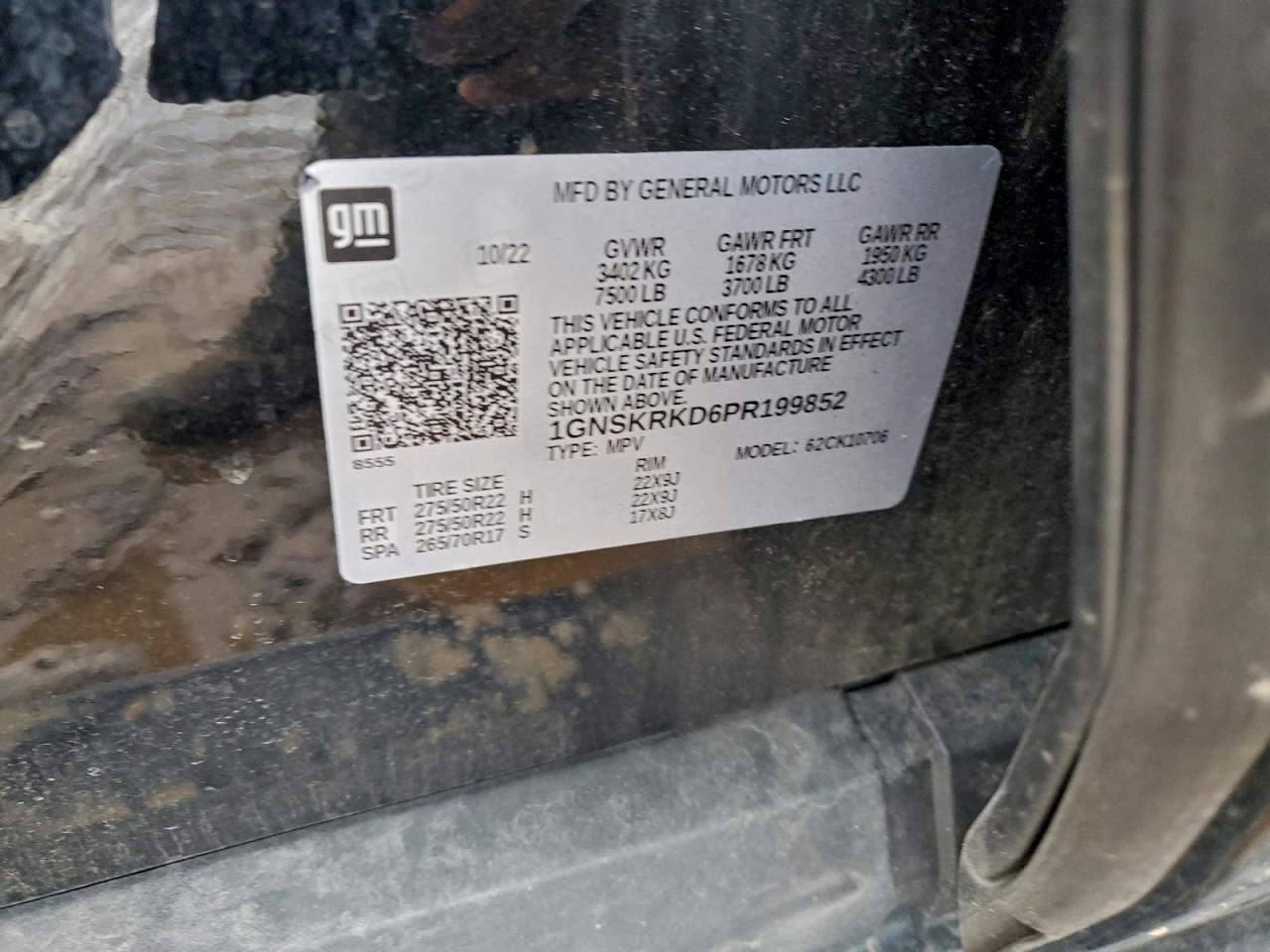 2023 CHEVROLET TAHOE K1500 RST photo 13
