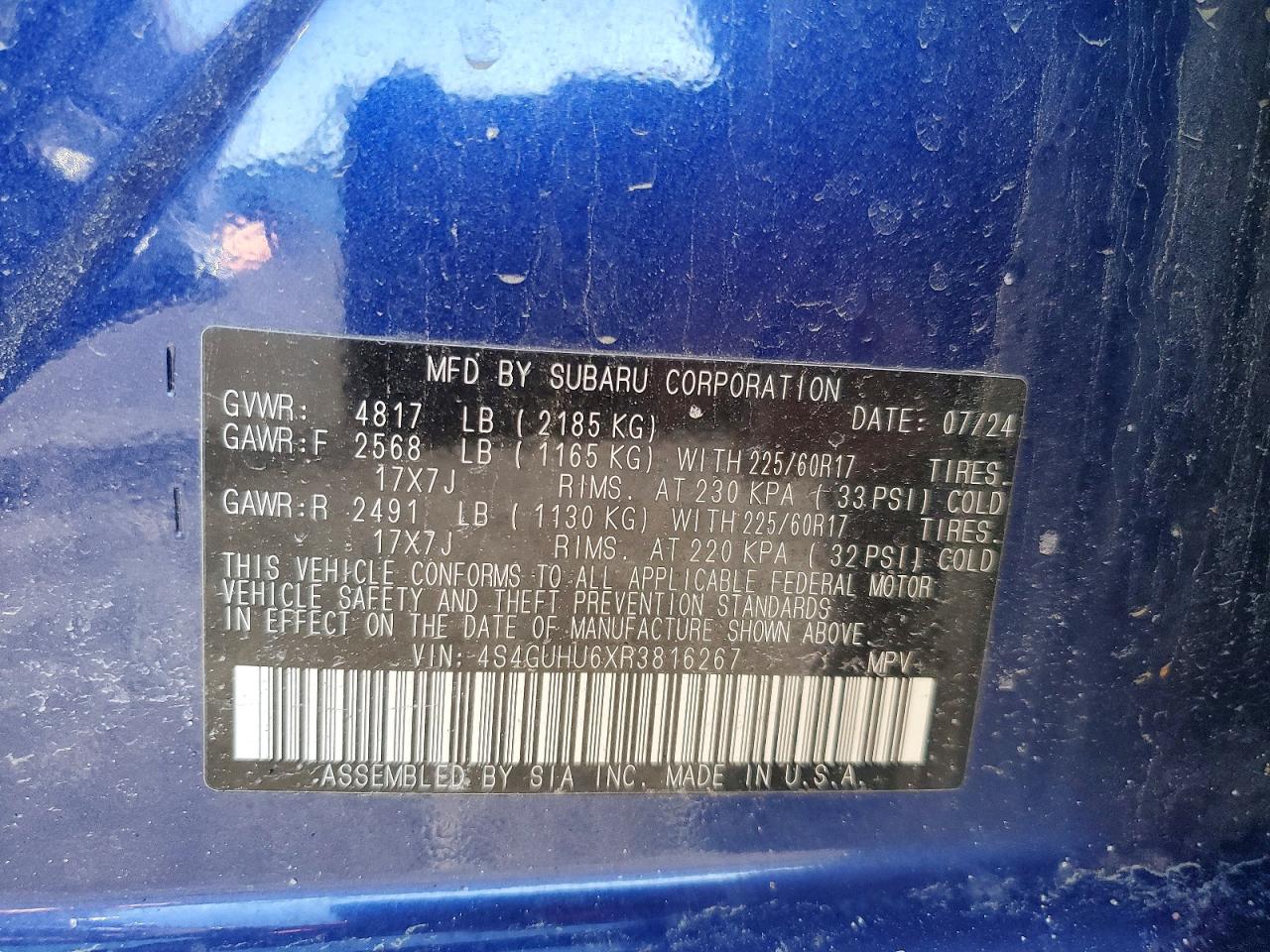 2024 SUBARU CROSSTREK WILDERNESS photo 13