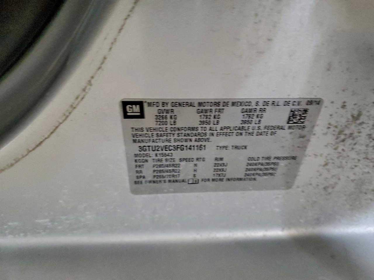 2015 GMC SIERRA K1500 SLT photo 12