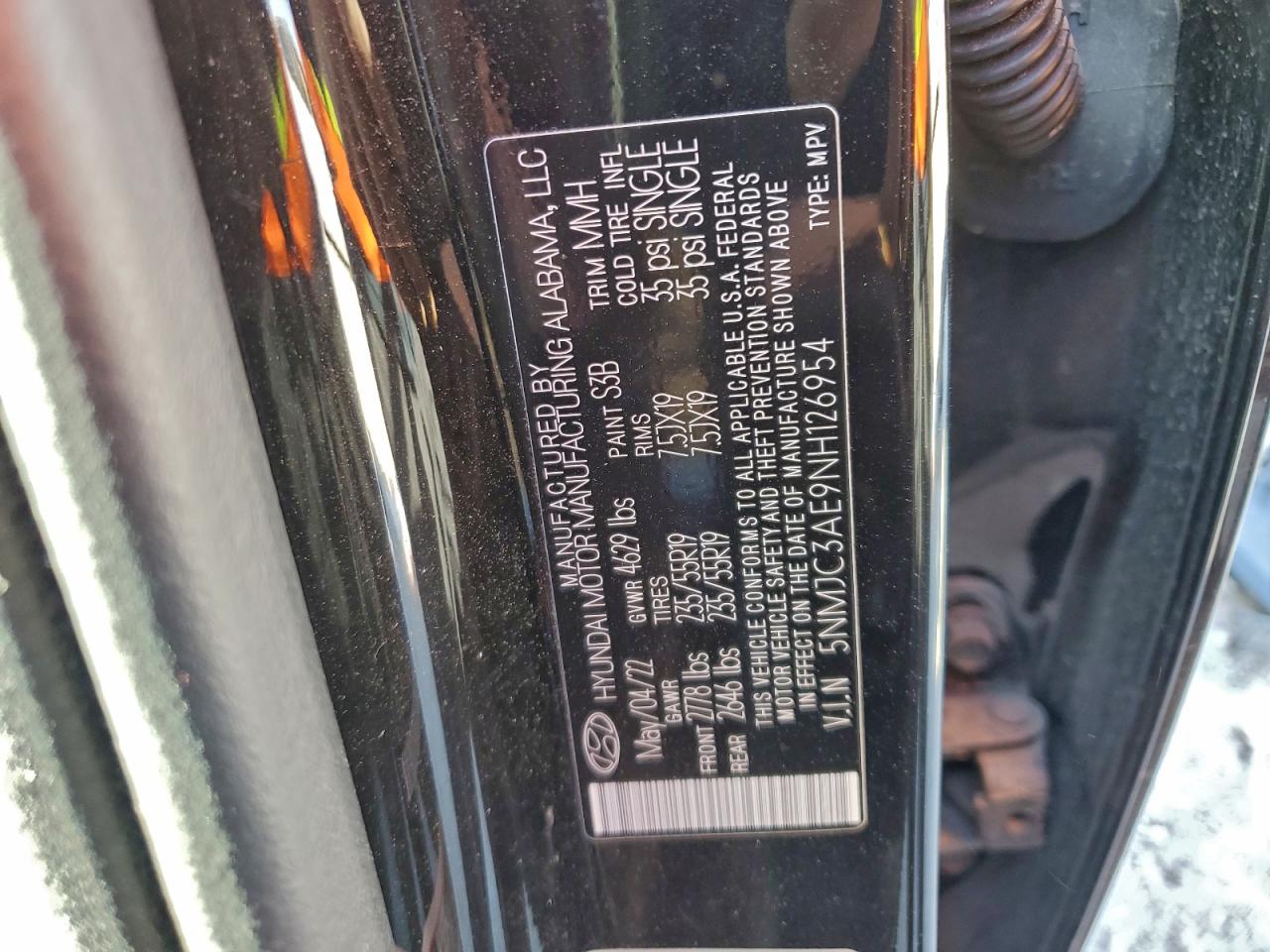 2022 HYUNDAI TUCSON SEL photo 13