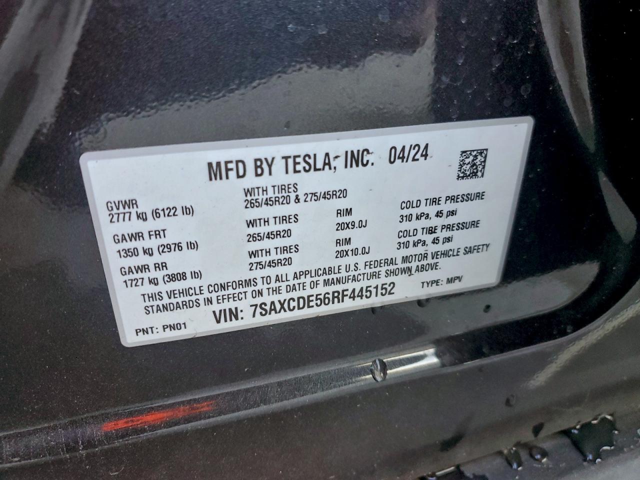 2024 TESLA MODEL X photo 13