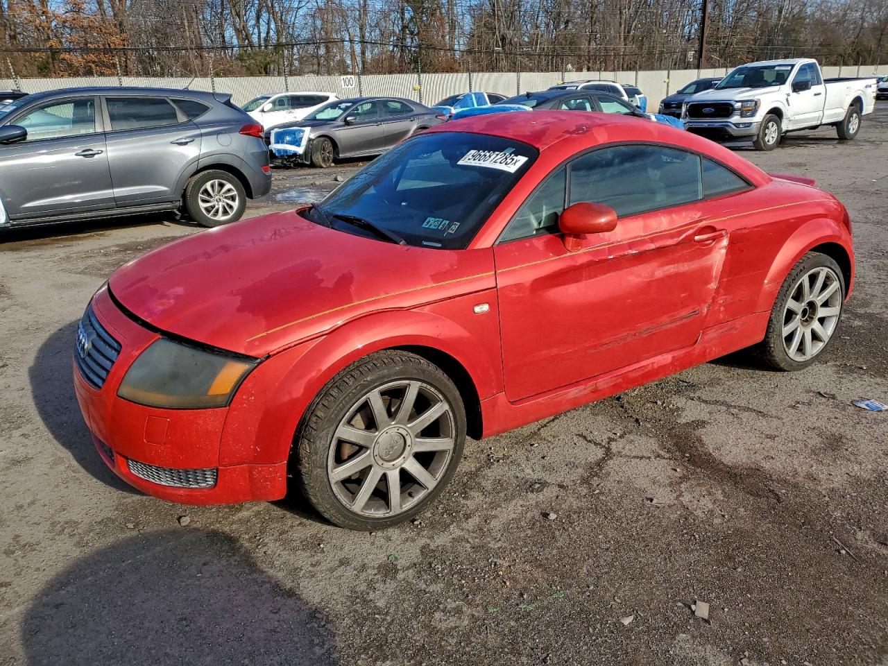 2002 AUDI TT QUATTRO — SIDE damage — photo 1
