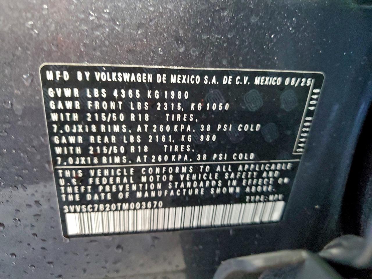 2026 VOLKSWAGEN TAOS SE photo 13