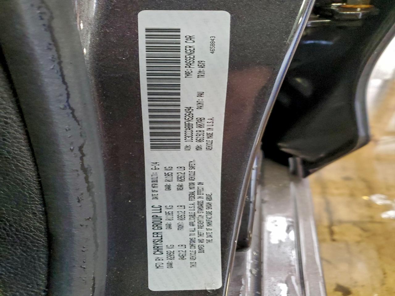 2015 CHRYSLER 200 LIMITED photo 12