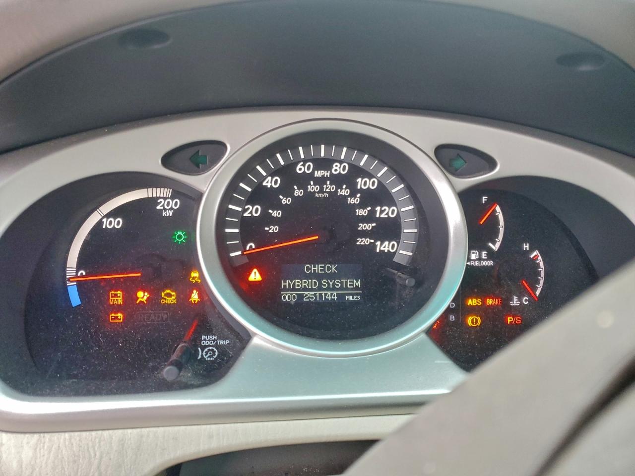 2007 TOYOTA HIGHLANDER HYBRID photo 9