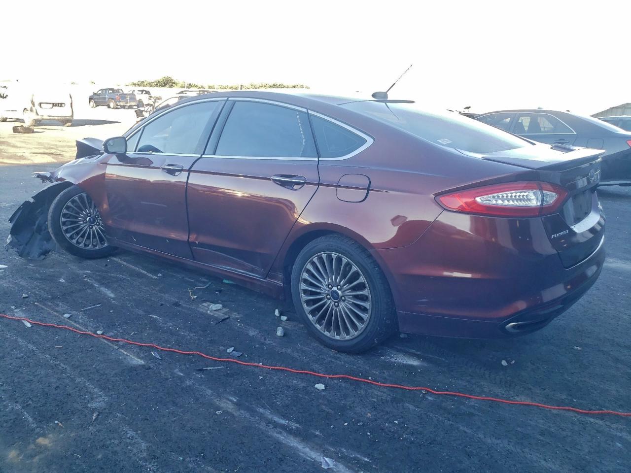 2015 FORD FUSION TITANIUM photo 2