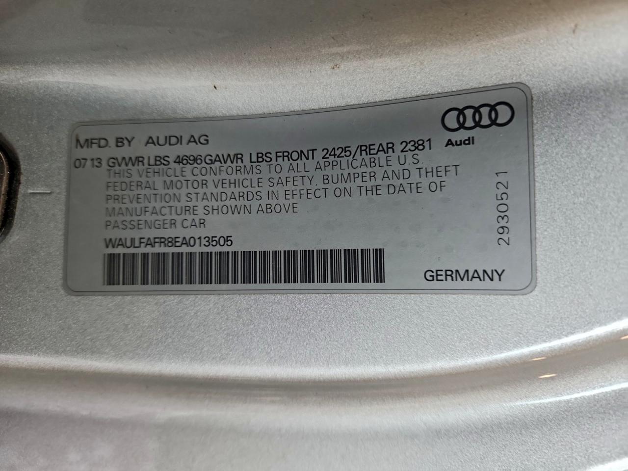 2014 AUDI A5 PREMIUM PLUS photo 12