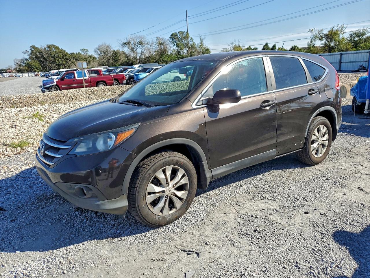 2014 HONDA CR-V EX — SIDE damage — photo 1