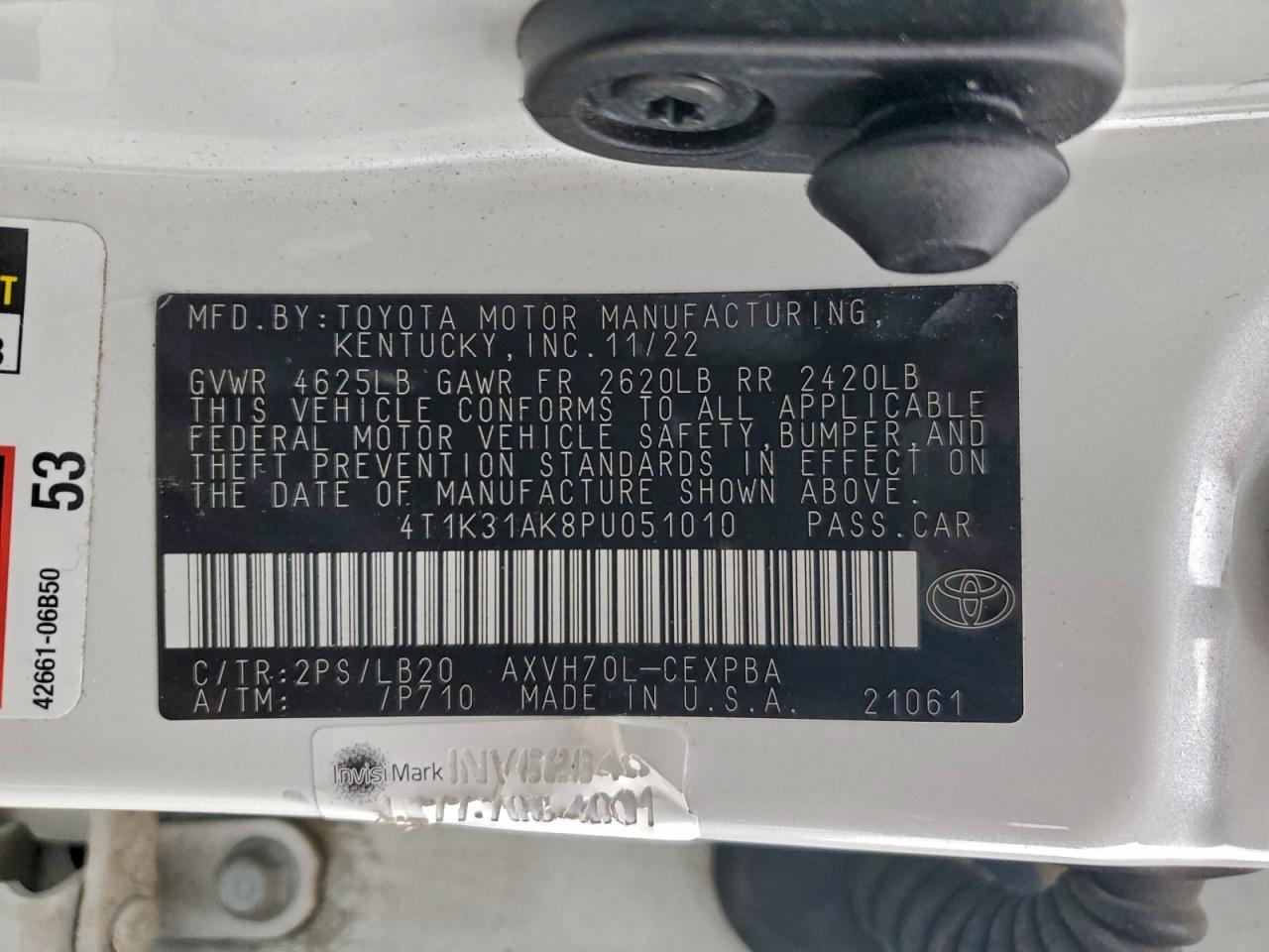 2023 TOYOTA CAMRY XSE photo 12