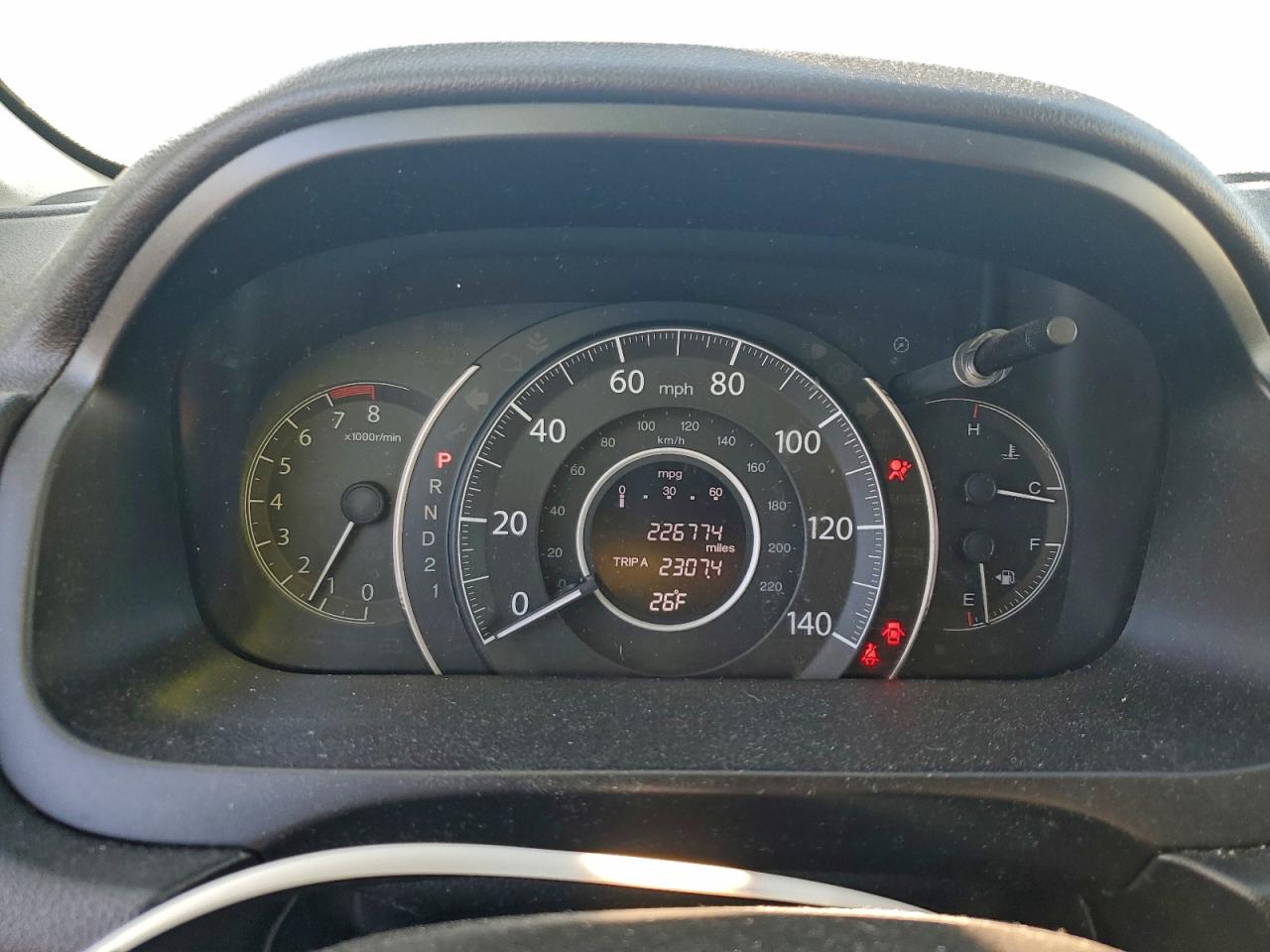 2012 HONDA CR-V EXL photo 9