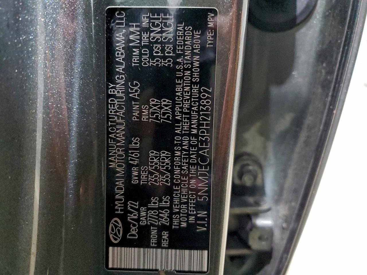 2023 HYUNDAI TUCSON LIMITED photo 13