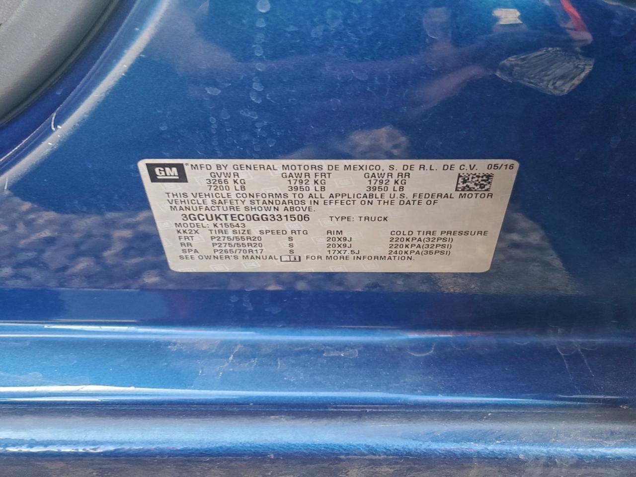 2016 CHEVROLET SILVERADO K1500 HIGH COUNTRY photo 13