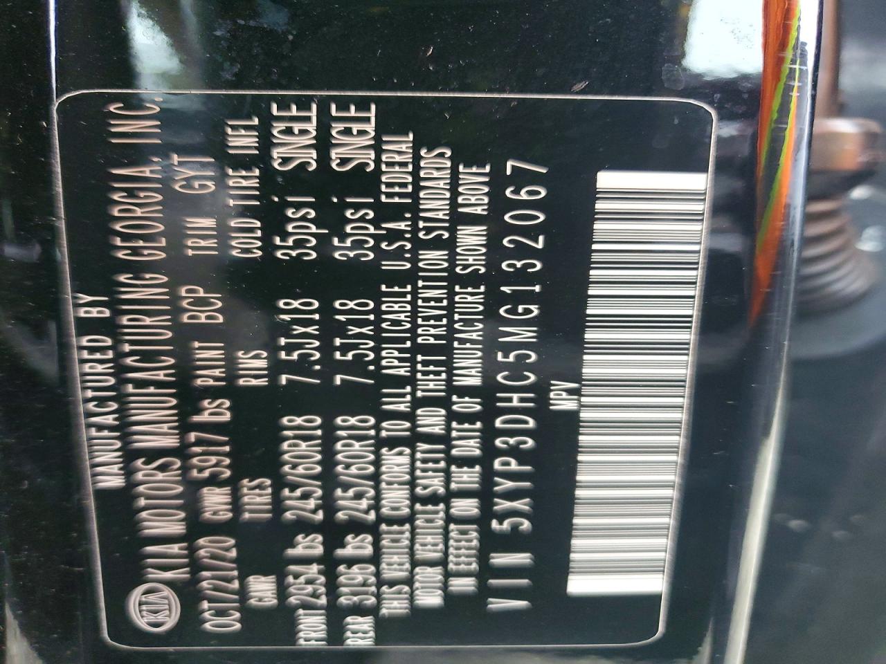2021 KIA TELLURIDE EX photo 13