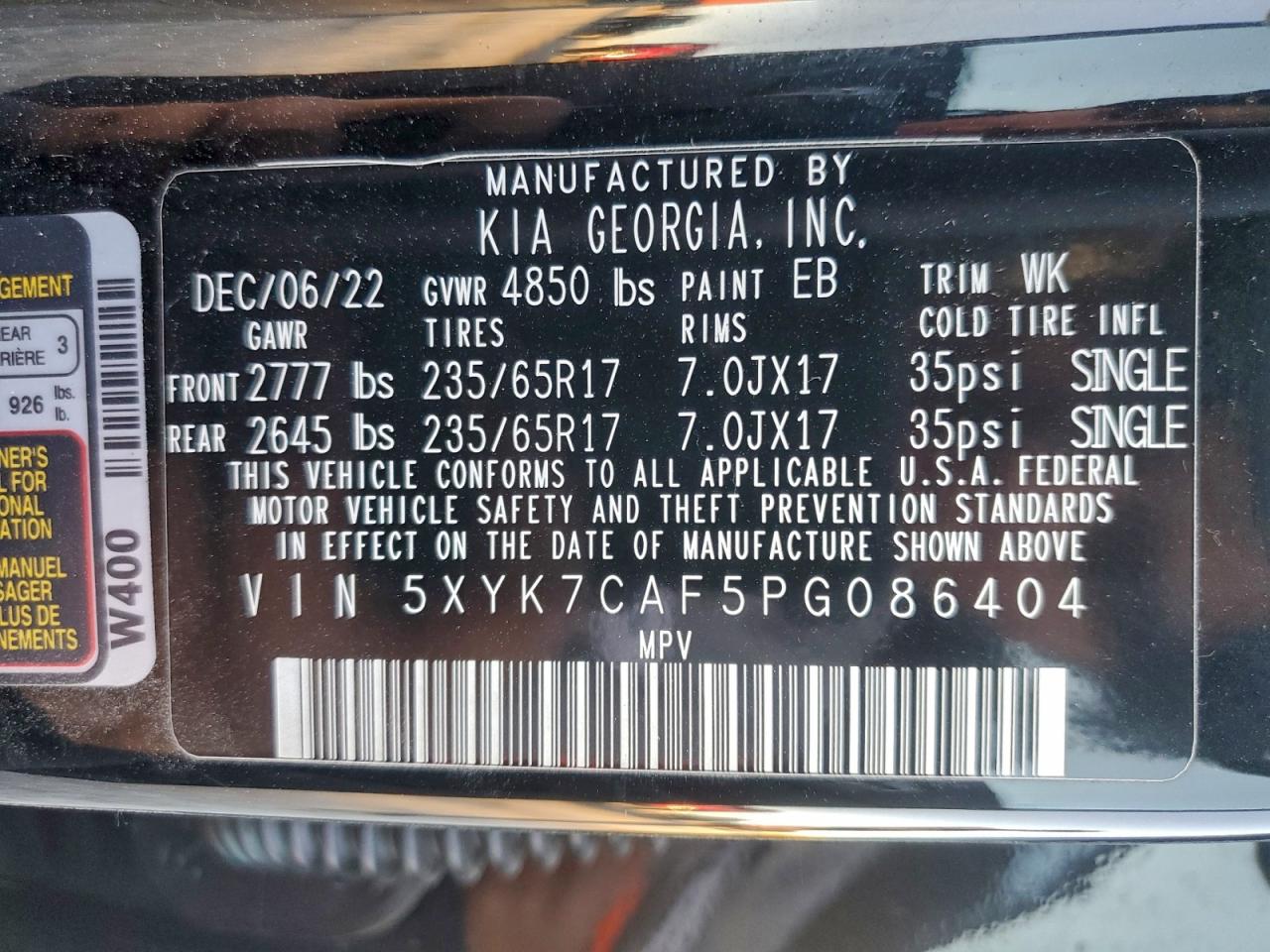 2023 KIA SPORTAGE X-PRO photo 14