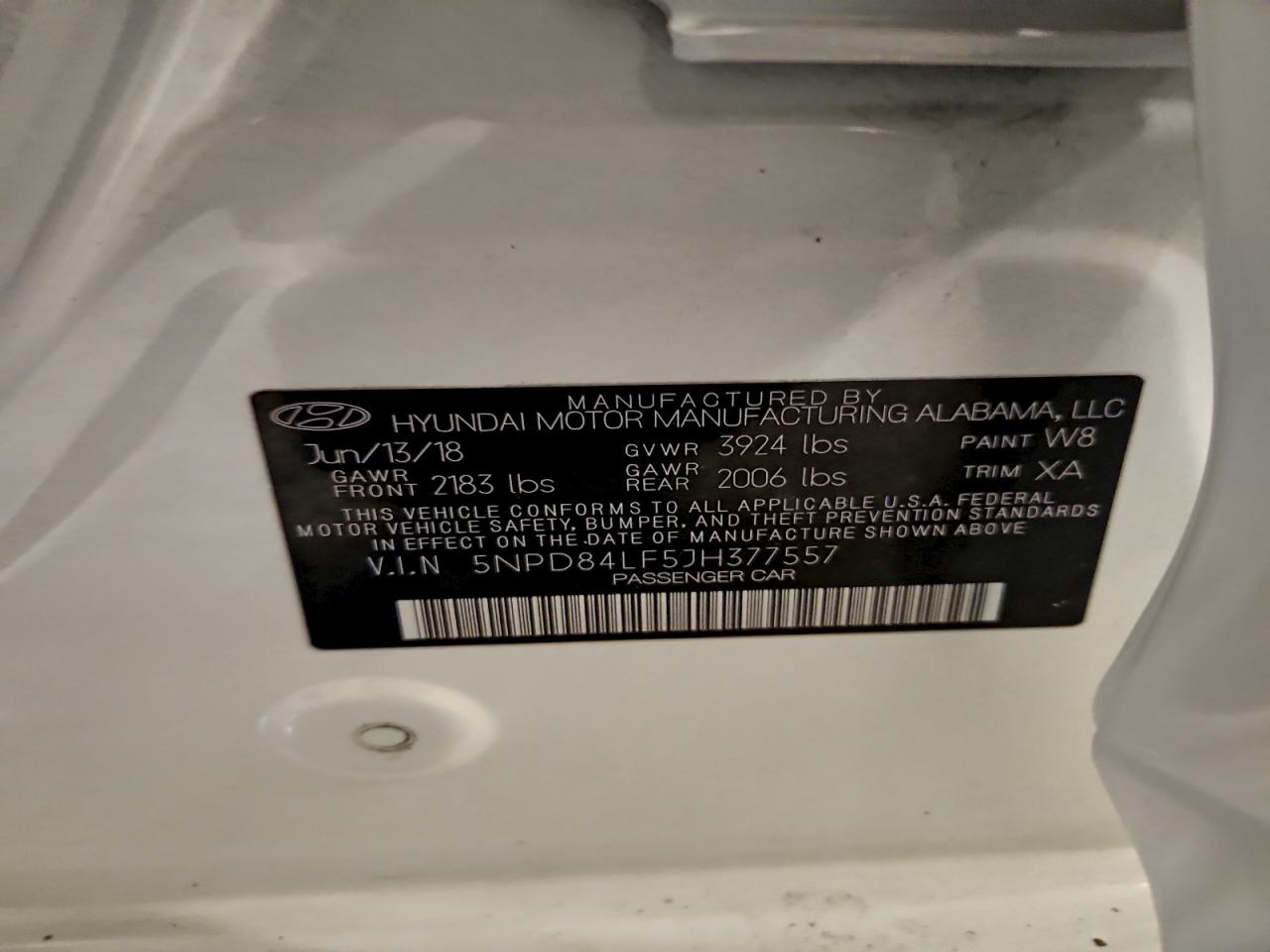 2018 HYUNDAI ELANTRA SEL photo 12