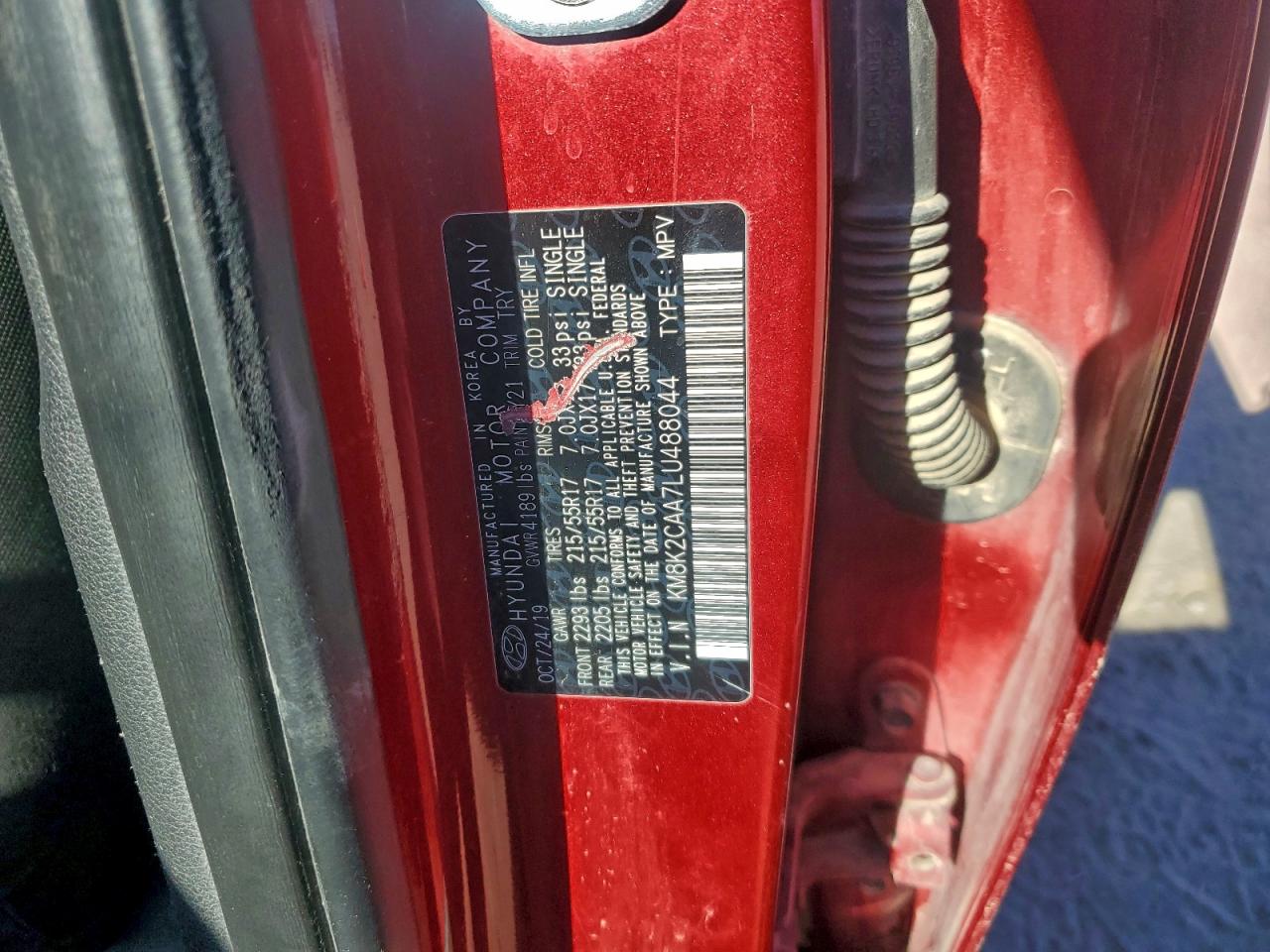 2020 HYUNDAI KONA SEL photo 14