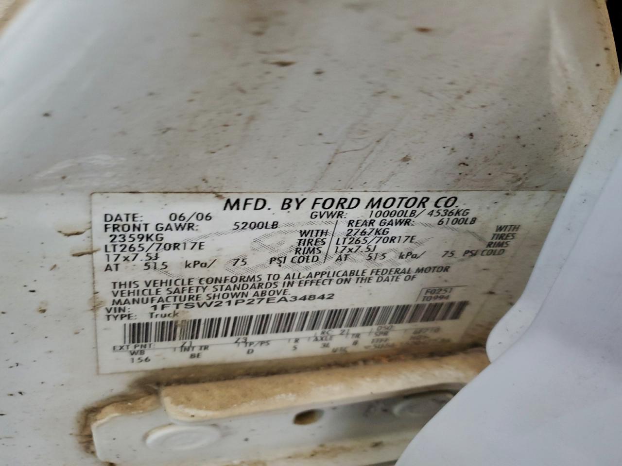2007 FORD F250 SUPER DUTY photo 12
