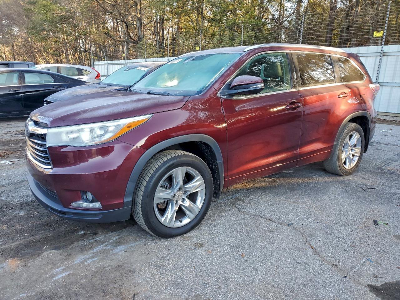 2014 TOYOTA HIGHLANDER LIMITED — REAR END damage — photo 1