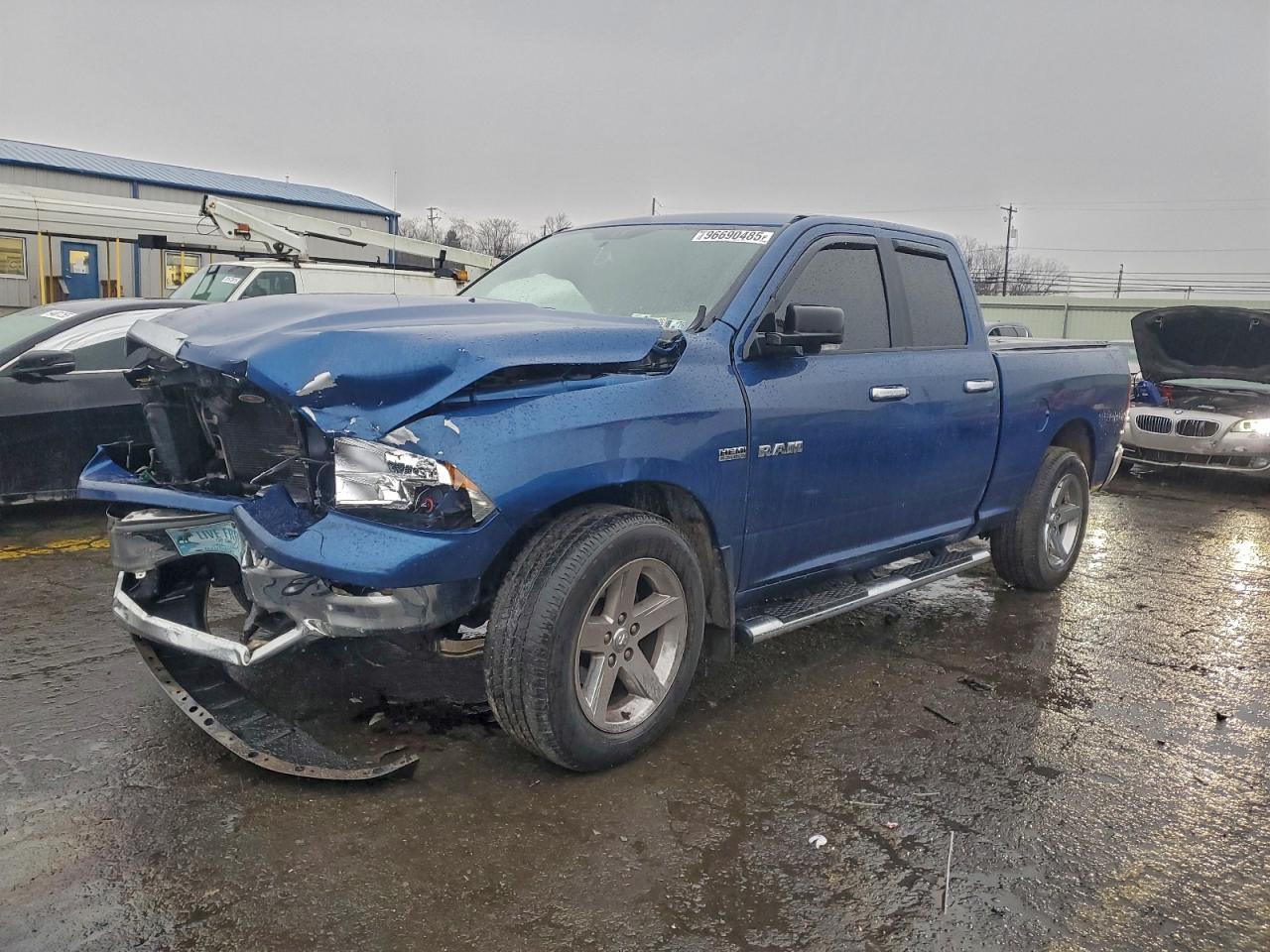 2010 DODGE RAM 1500 — FRONT END damage — photo 1