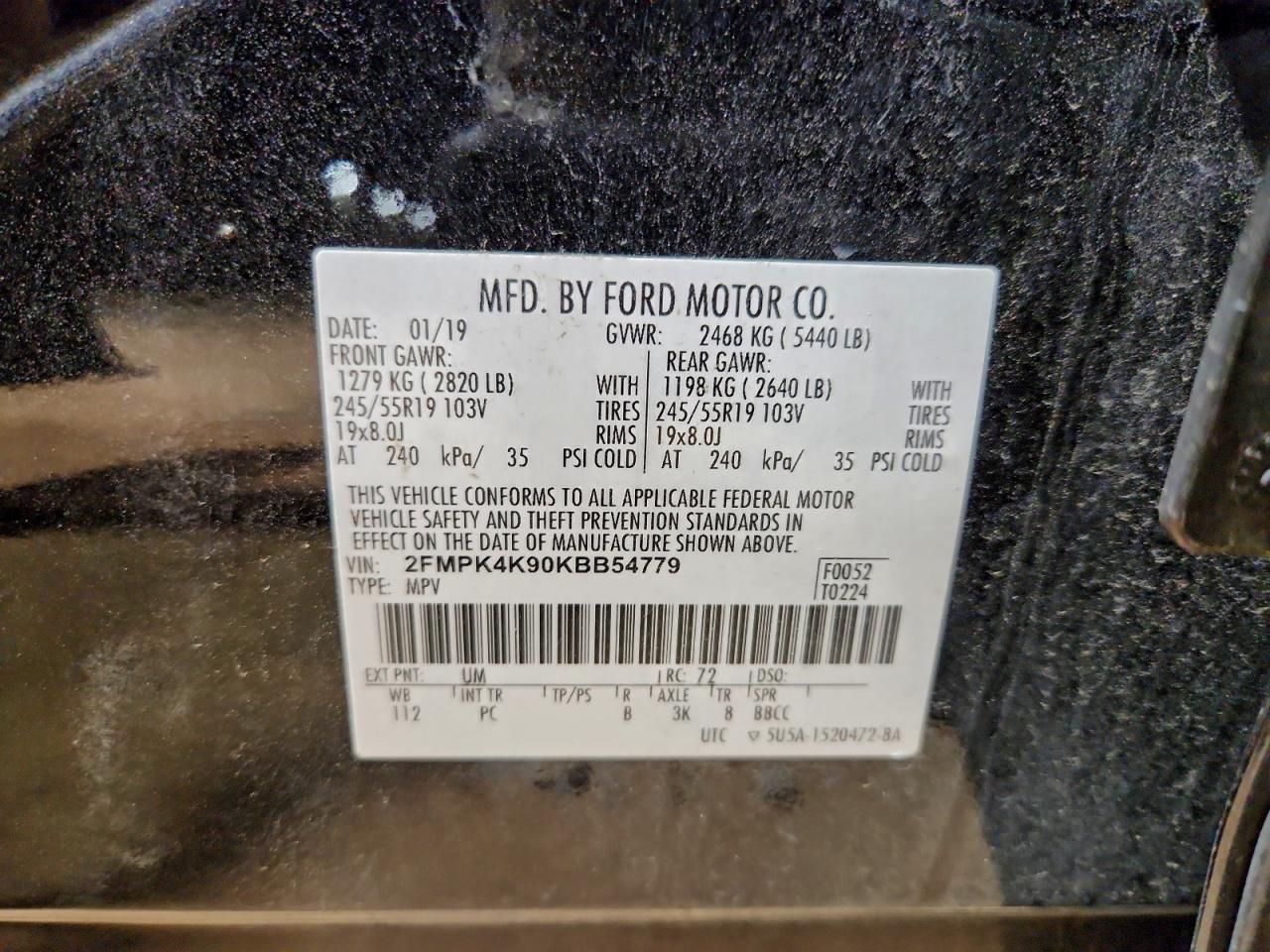 2019 FORD EDGE TITANIUM photo 25