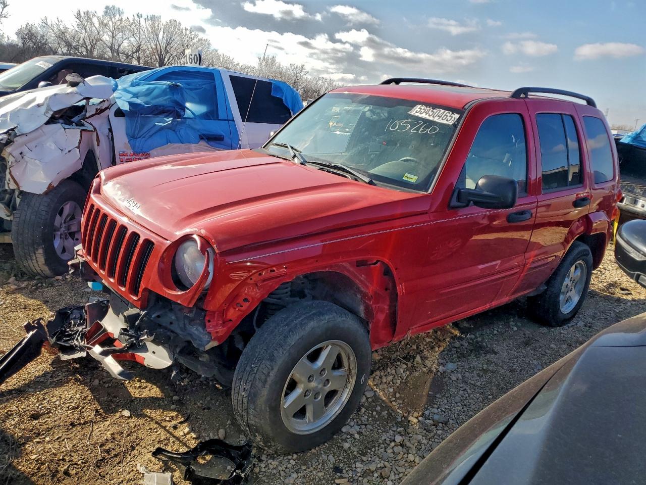 2004 JEEP LIBERTY LIMITED — FRONT END damage — photo 1