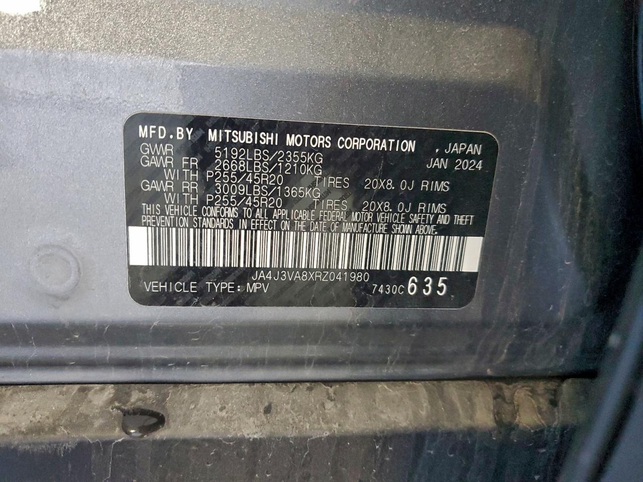 2024 MITSUBISHI OUTLANDER SE photo 13