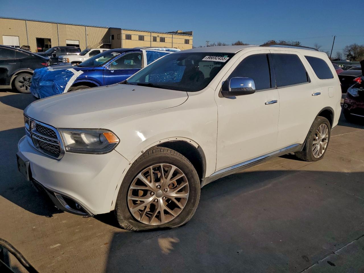 2016 DODGE DURANGO SXT — FRONT END damage — photo 1