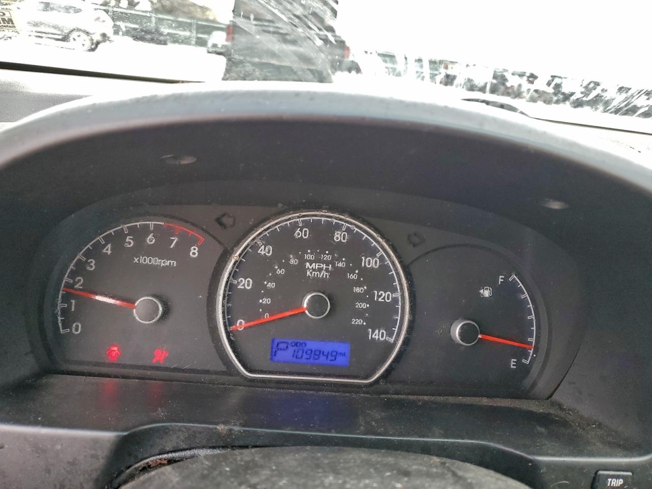 2010 HYUNDAI ELANTRA BLUE photo 9