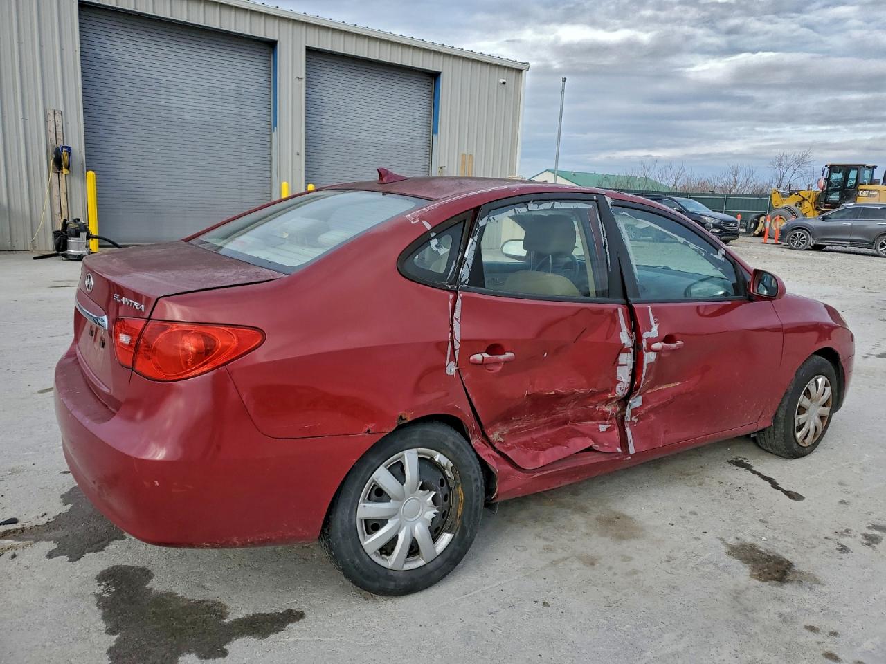2010 HYUNDAI ELANTRA BLUE photo 3