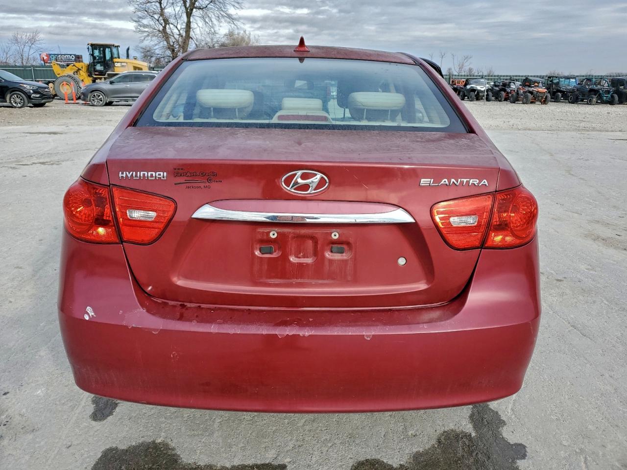 2010 HYUNDAI ELANTRA BLUE photo 6