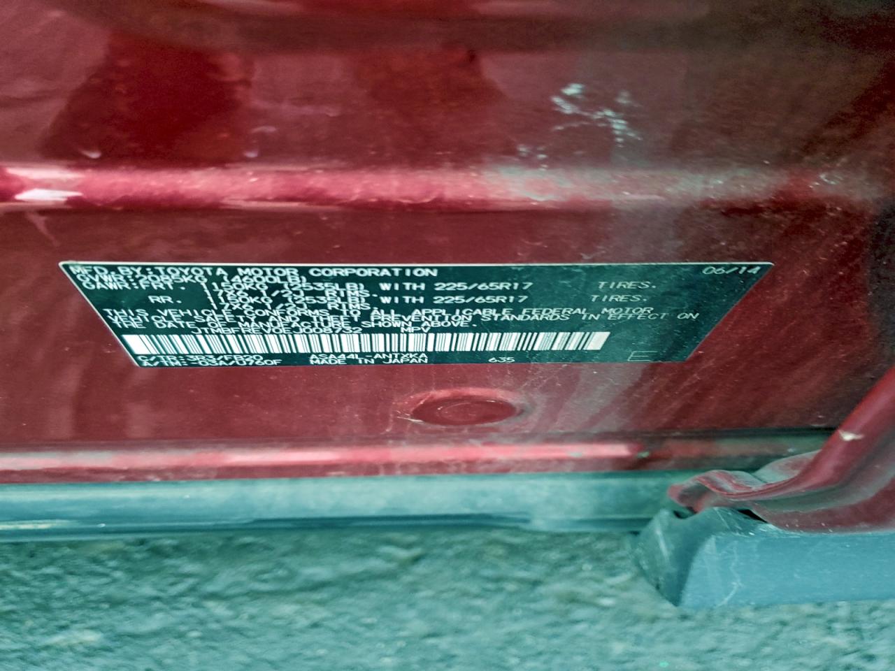 2014 TOYOTA RAV4 LE photo 13