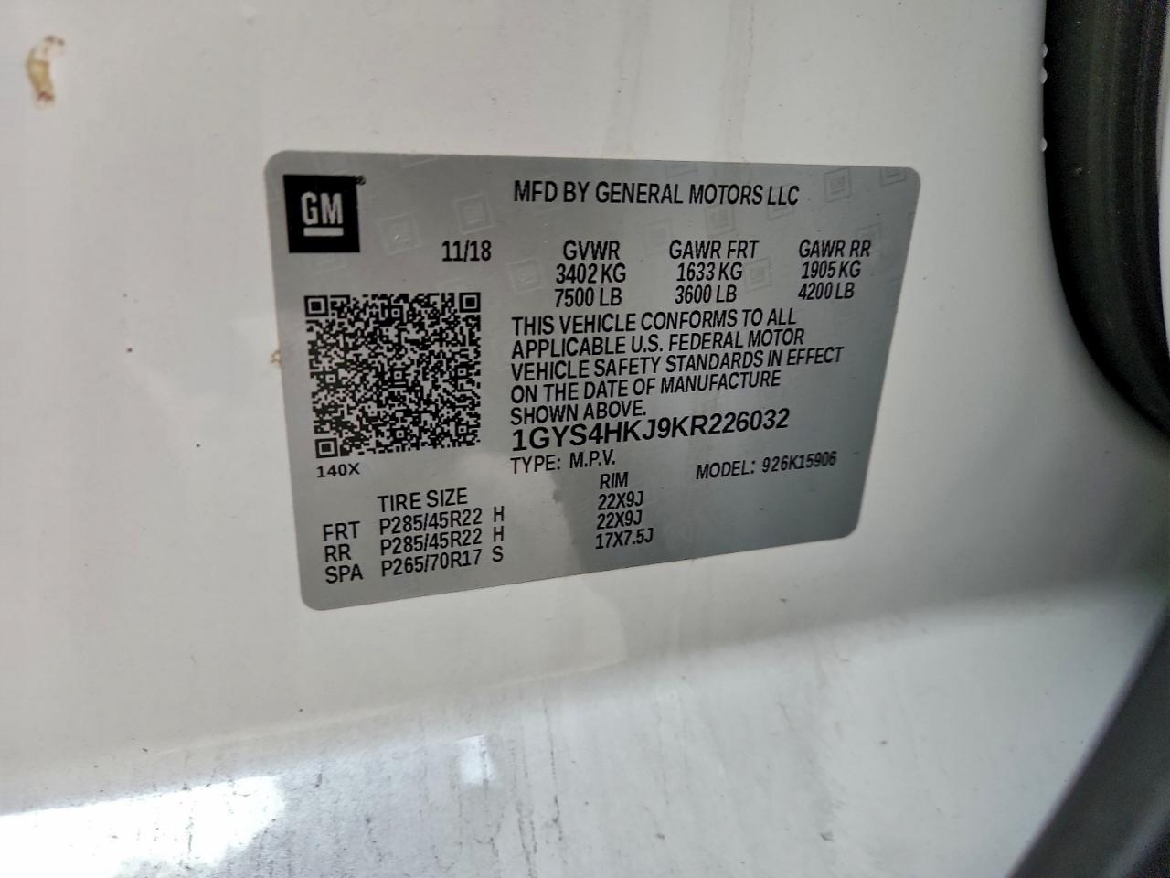 2019 CADILLAC ESCALADE ESV LUXURY photo 13