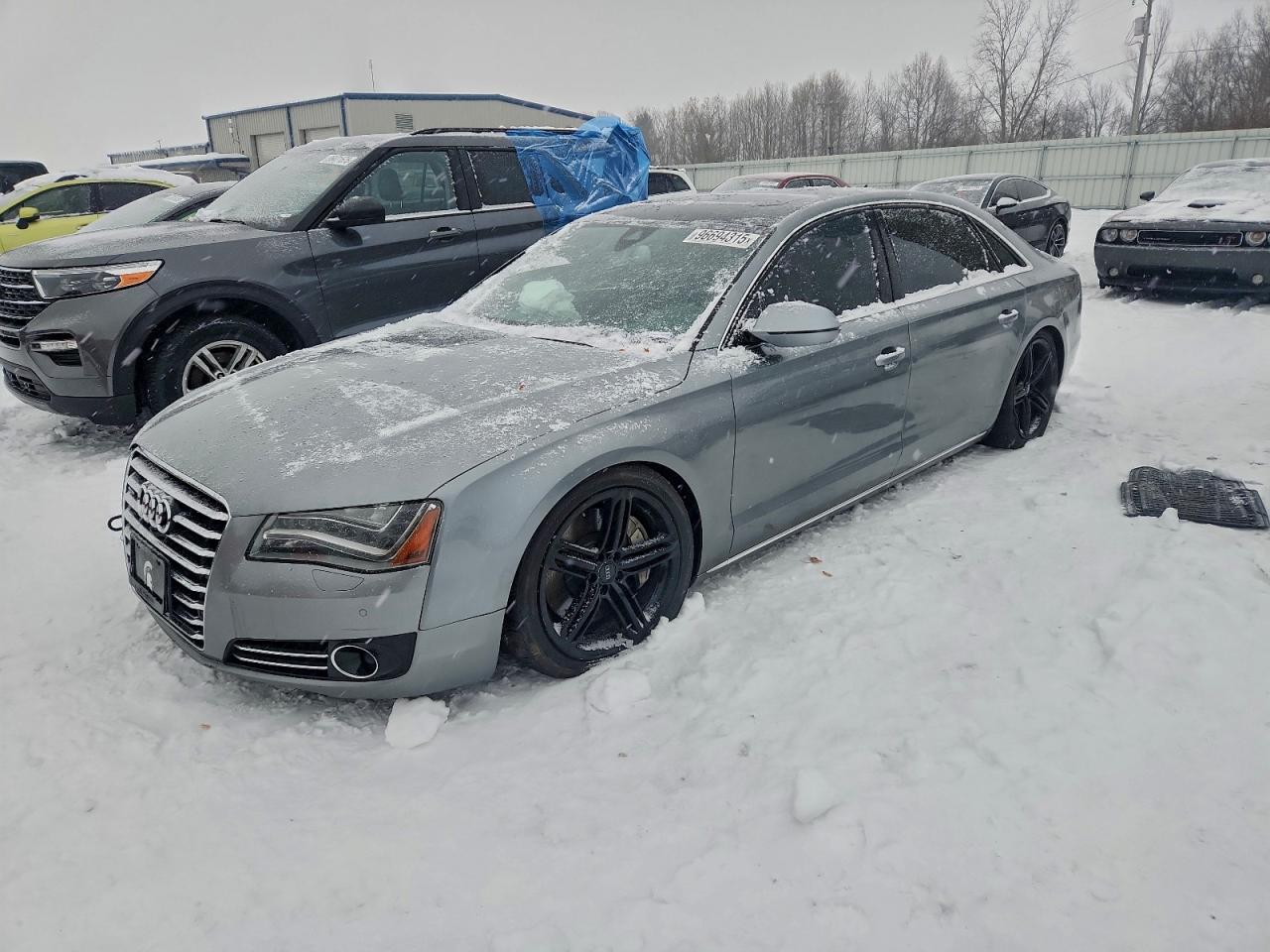2013 AUDI A8 L QUATTRO — FRONT END damage — photo 1