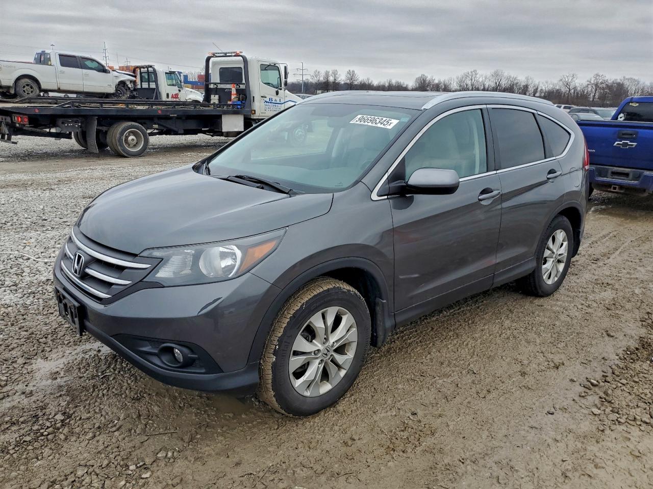 2013 HONDA CR-V EXL — SIDE damage — photo 1