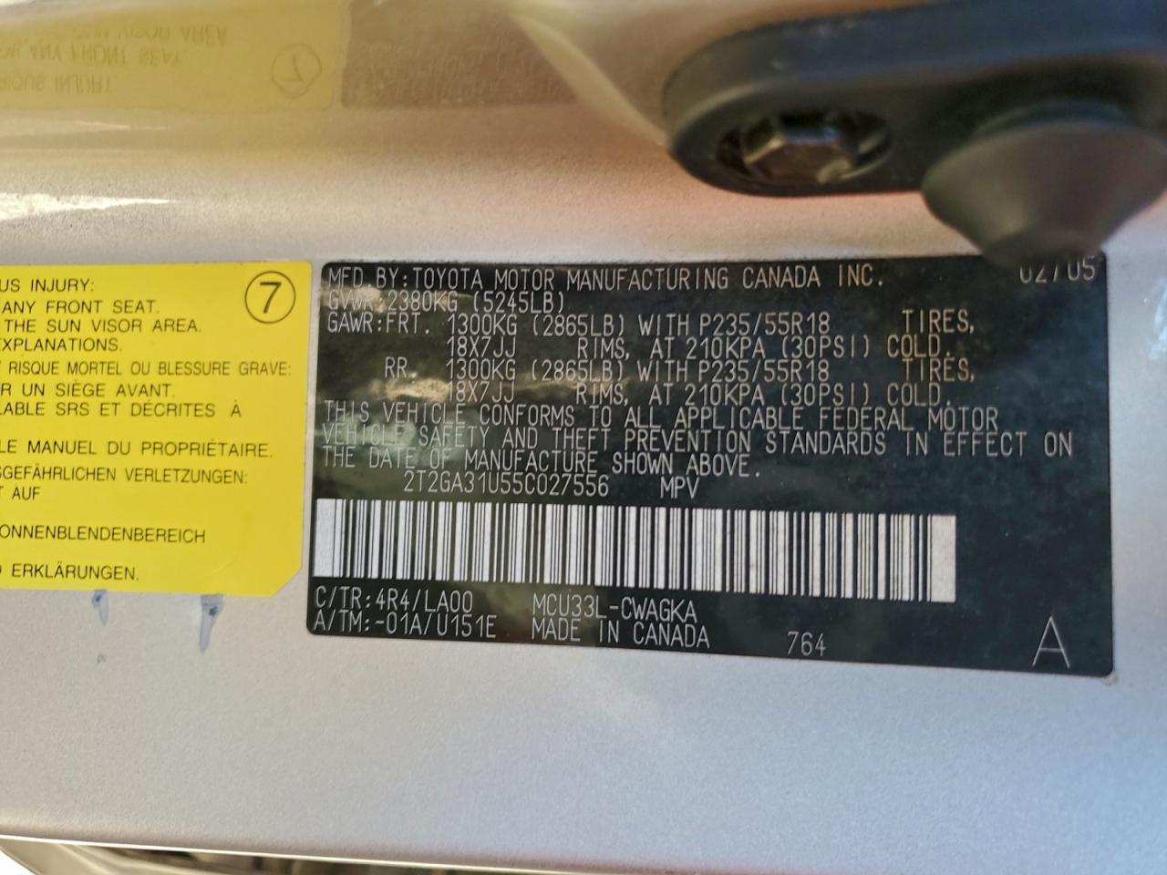 2005 LEXUS RX 330 photo 14