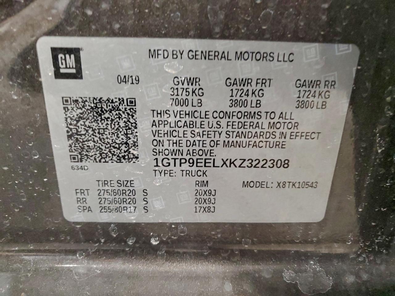 2019 GMC SIERRA K1500 AT4 photo 12
