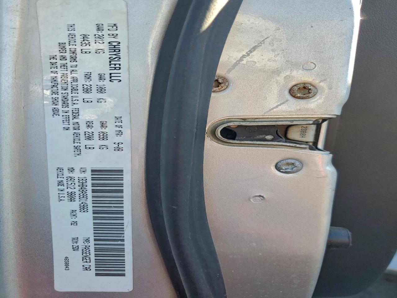 2009 DODGE CALIBER SXT photo 13