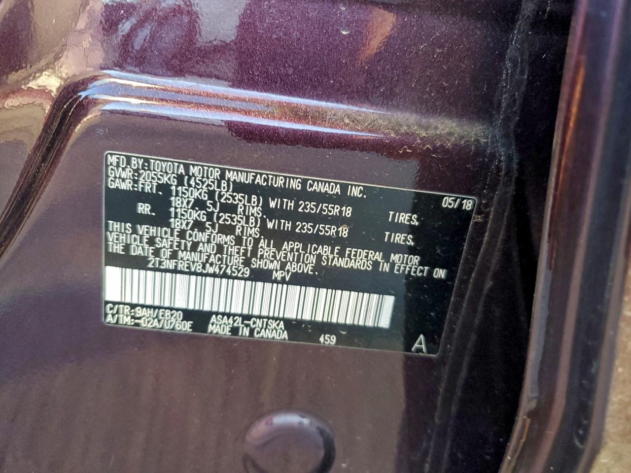 2018 TOYOTA RAV4 SE photo 14