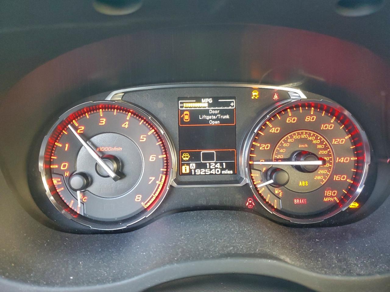 2017 SUBARU WRX PREMIUM photo 9