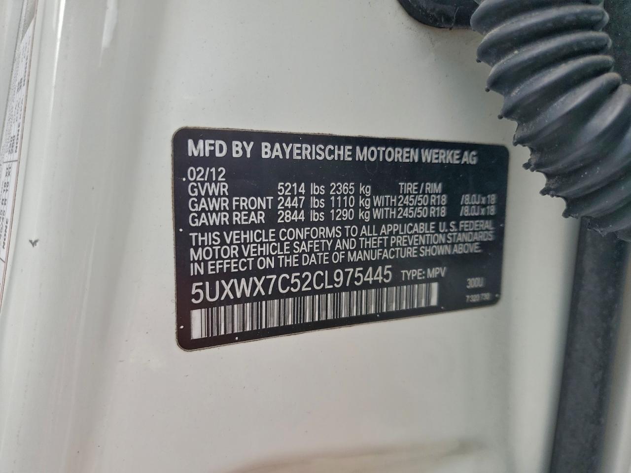 2012 BMW X3 XDRIVE35I photo 13