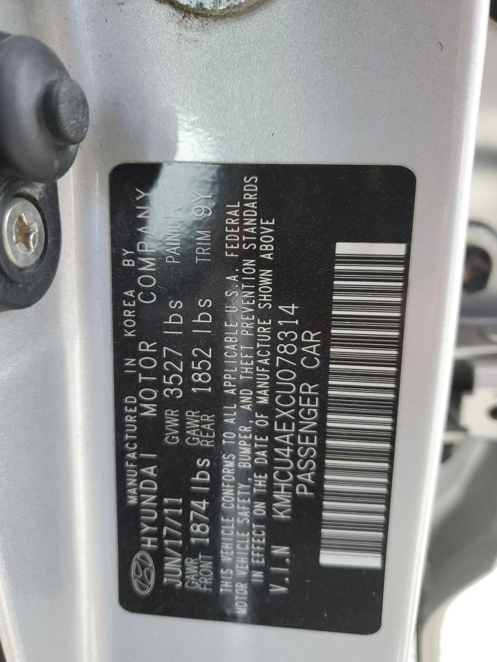 2012 HYUNDAI ACCENT GLS photo 12