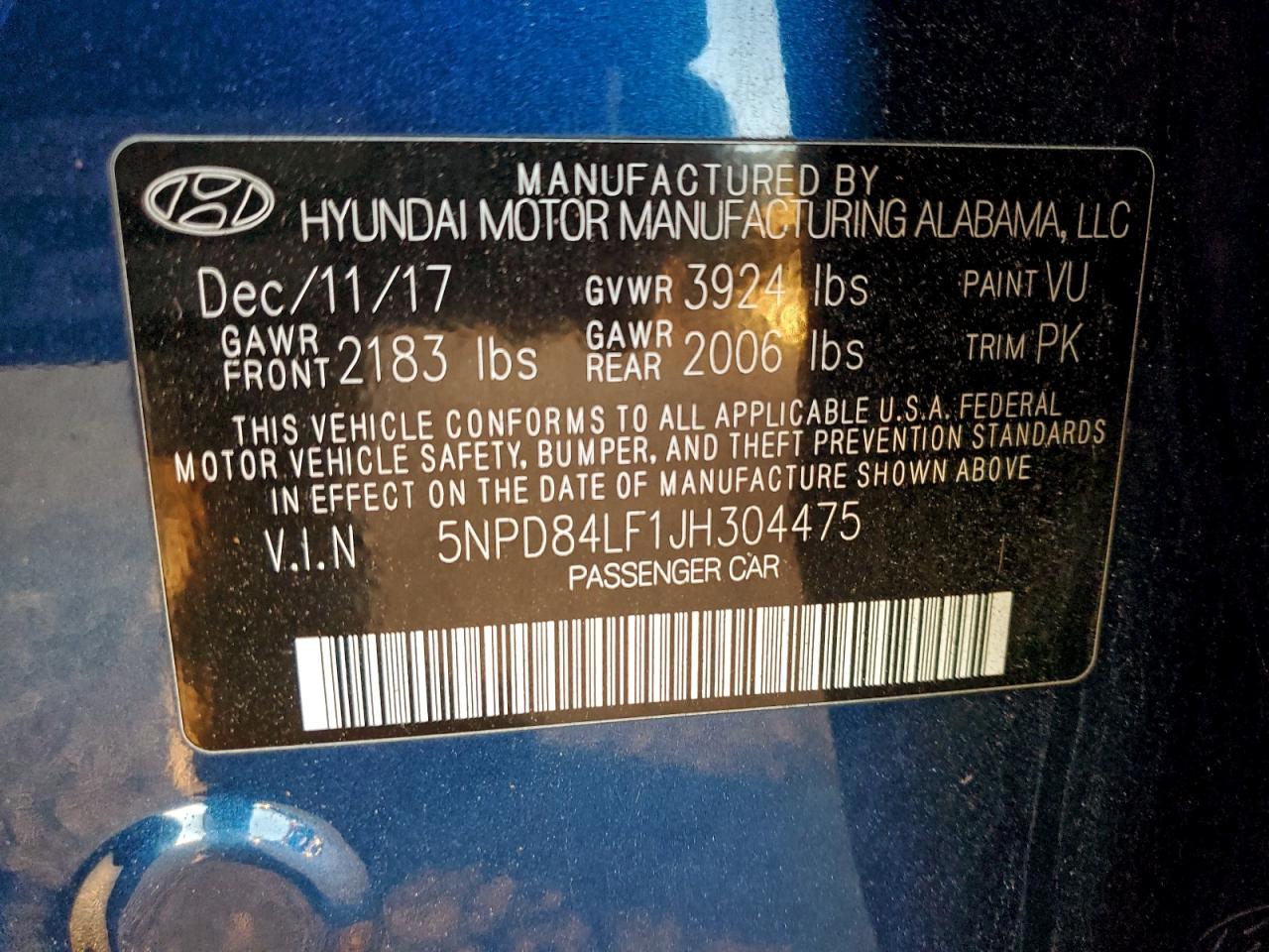 2018 HYUNDAI ELANTRA SEL photo 13