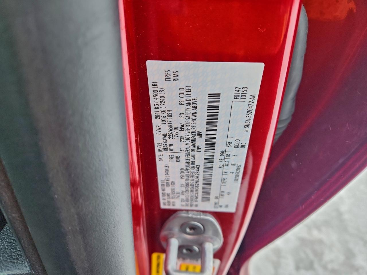 2022 FORD ESCAPE SE photo 13