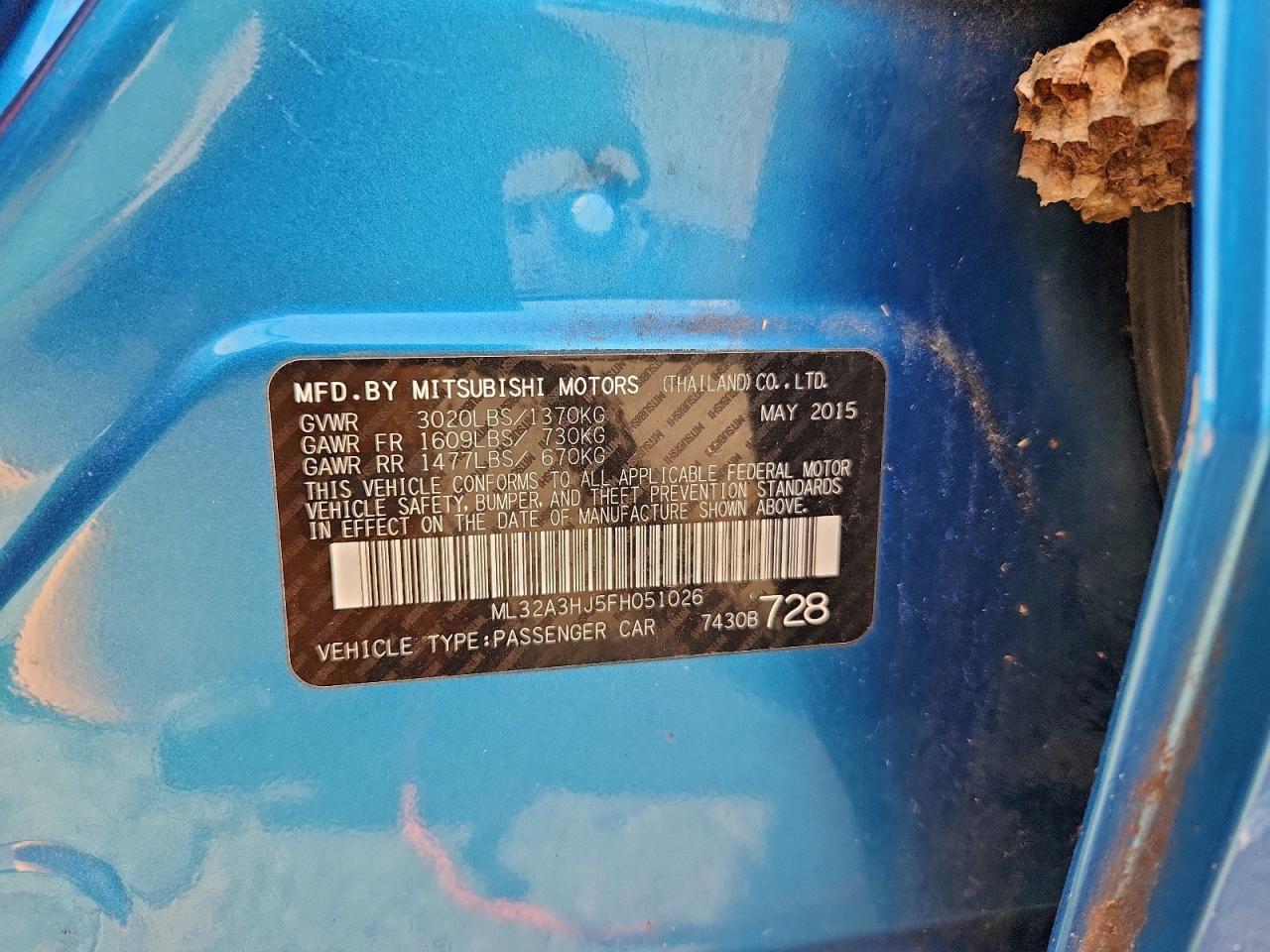 2015 MITSUBISHI MIRAGE DE photo 12