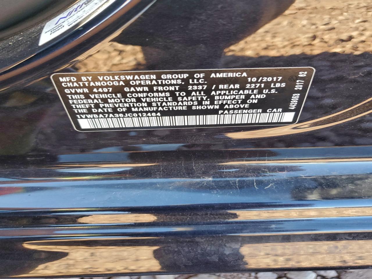 2018 VOLKSWAGEN PASSAT SE photo 23