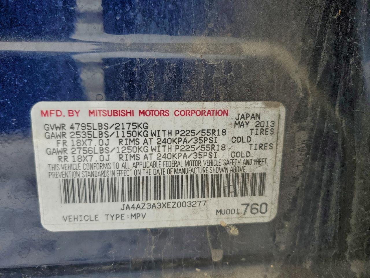 2014 MITSUBISHI OUTLANDER SE photo 14